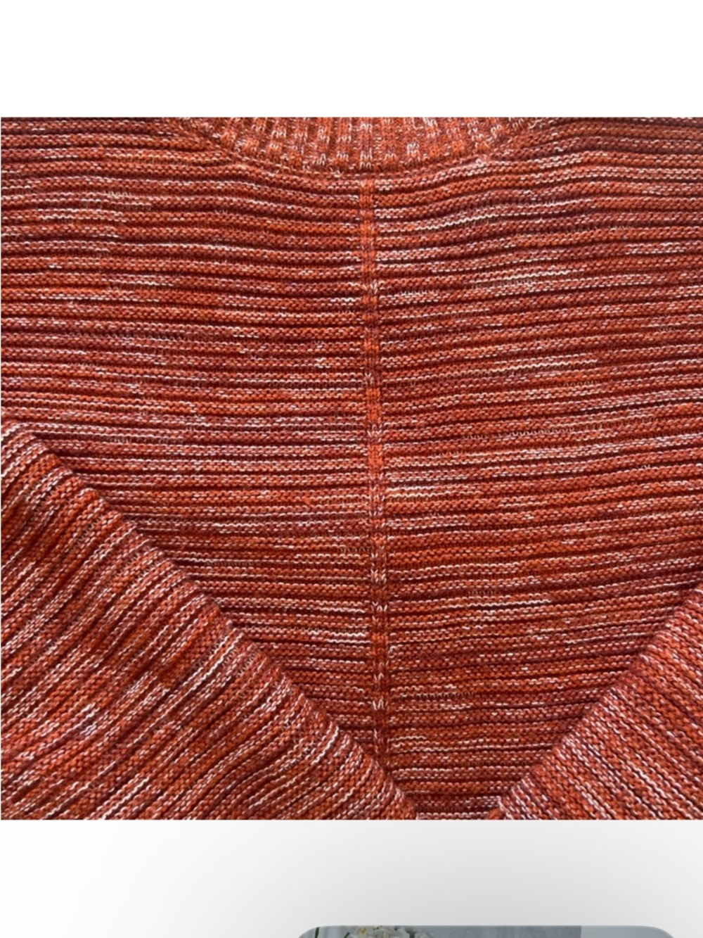 Dynamite Rust Ribbed Mock Neck Sweater - Picture 2 of 7